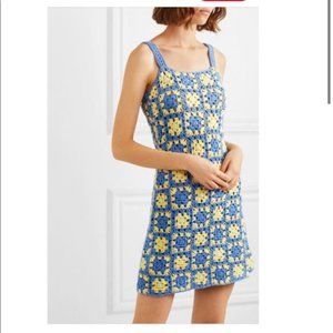Staud Turbo crochet cotton mini dress NWT Size XS